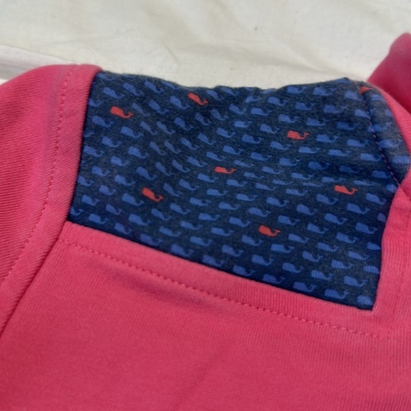 Vineyard Vines Pink Quarter-Zip Pullover Girls M - Picture 3 of 8